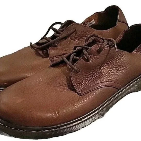 Dr. Martens Men Bexley Oxfords Soft Brown Leather SoftWair US 13M - Picture 4 of 5